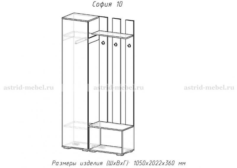 Прихожая софия линаура