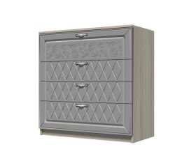 Париж № 7 Комод с 4-мя ящ. (сень шимо свет/серый софт премиум) | подробнее Париж № 7 Комод с 4-мя ящ. (сень шимо свет/серый софт премиум) | фото